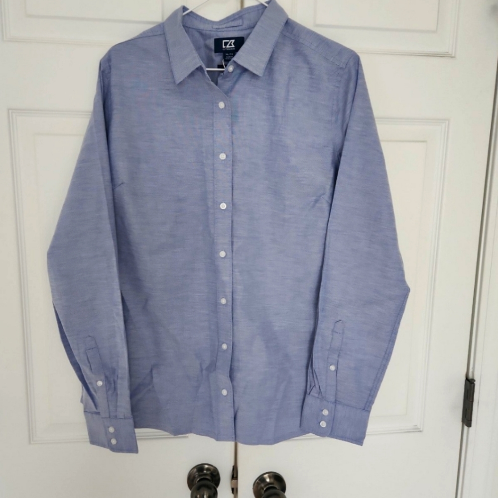 CUTTER & BUCK easy care, stretch Mens dress shirt XL